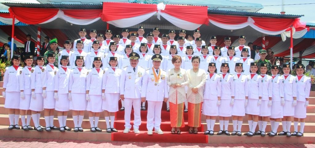 Detik Detik Proklamasi RI ke 71 di Kota Bitung